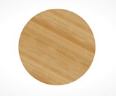 Worktop Table Top by Ton, 900mm Dia x 25mmThick, Solid Oak, Natural Oak Finish